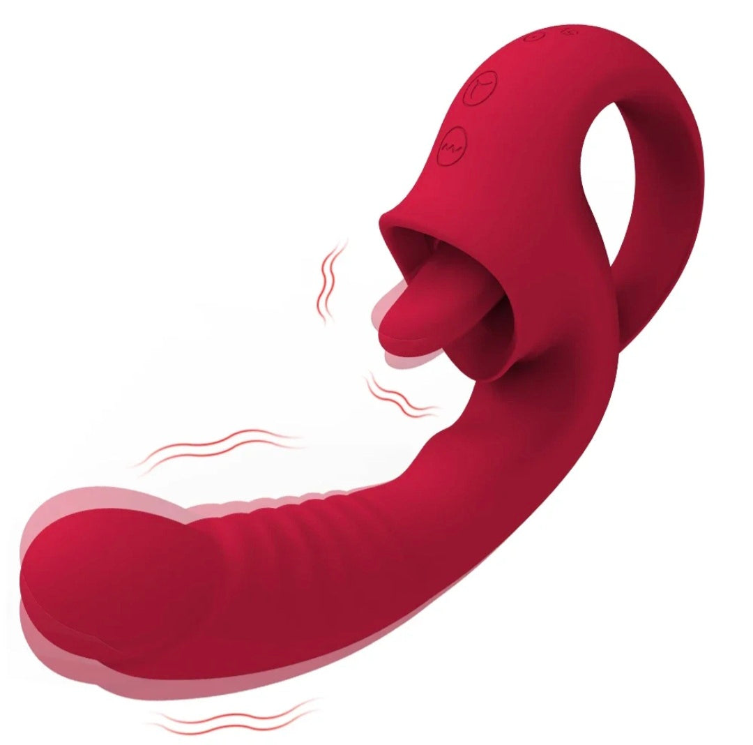 VIBRADOR PARA PUNTO G Y LAMEDOT DE CLITORIS