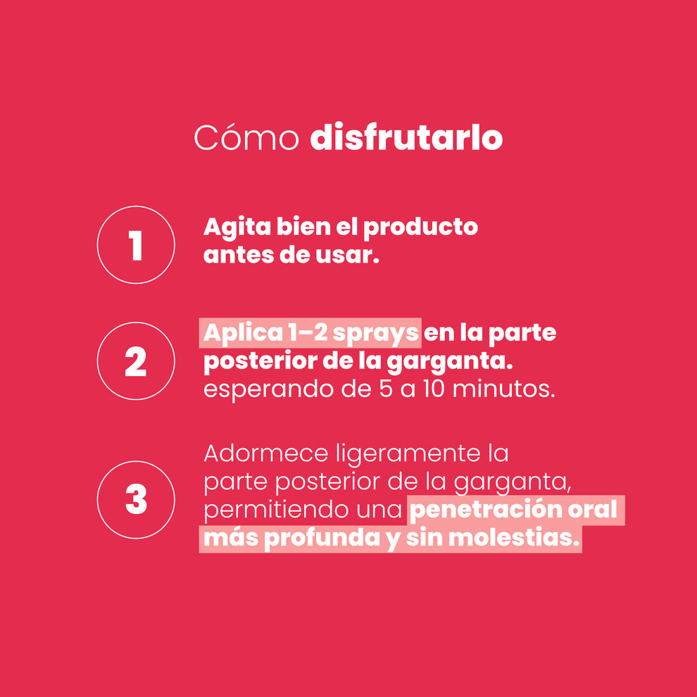 Lubricante Garganta Profunda Desensibilizante x 15ml Sen