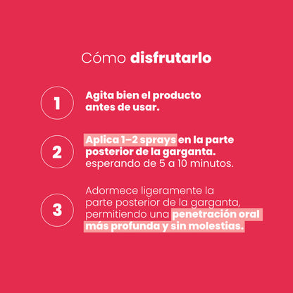 Lubricante Garganta Profunda Desensibilizante x 15ml Sen