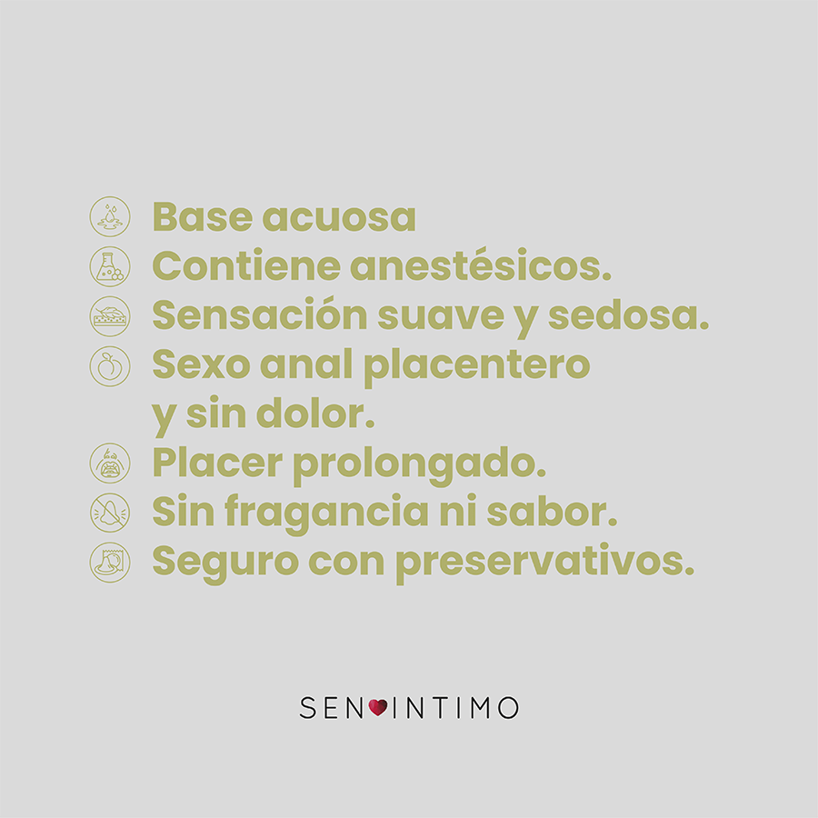 Lubricante Íntimo Anal Desensibilizante x 10 ml