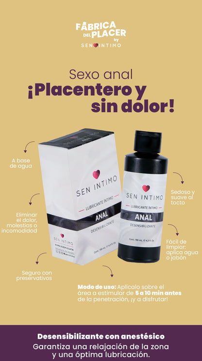 Lubricante Íntimo Anal Desensibilizante x 130 ml