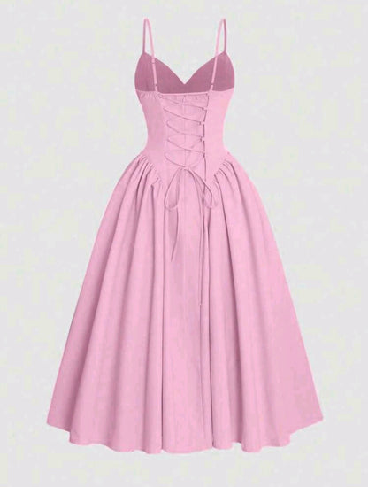 VESTIDO ROSA