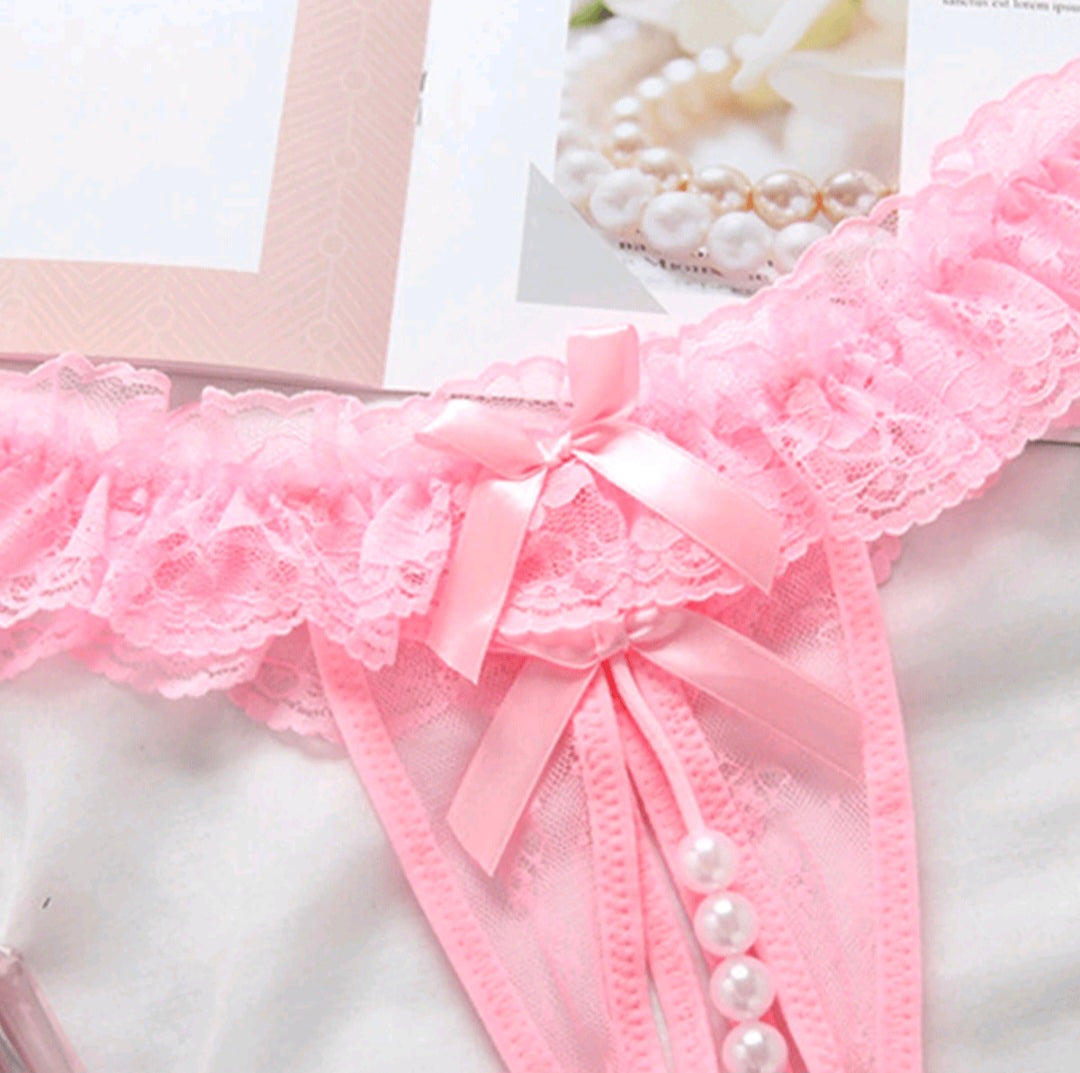 PANTY CON PERLAS