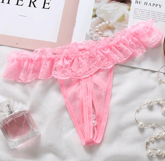 PANTY CON PERLAS