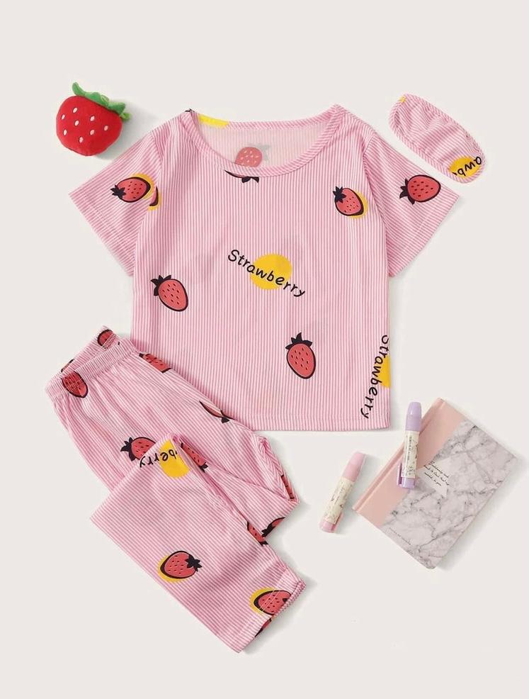 PIJAMA FRESAS
