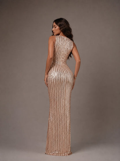 VESTIDO DORADO