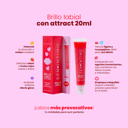 Brillo labial con attract 20ml