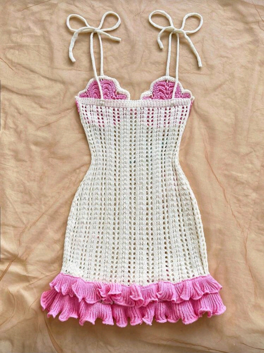 VESTIDO DE MAR TEJIDO