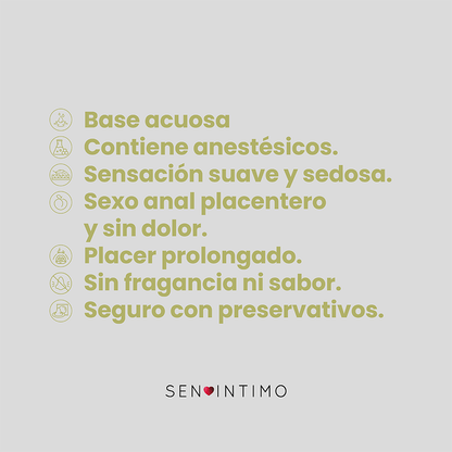 Lubricante Íntimo Anal Desensibilizante x 30 ml