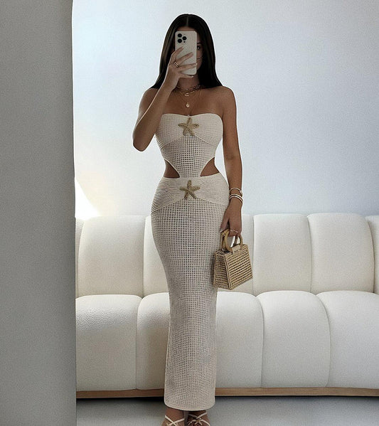 VESTIDO BLANCO ESTRELLA