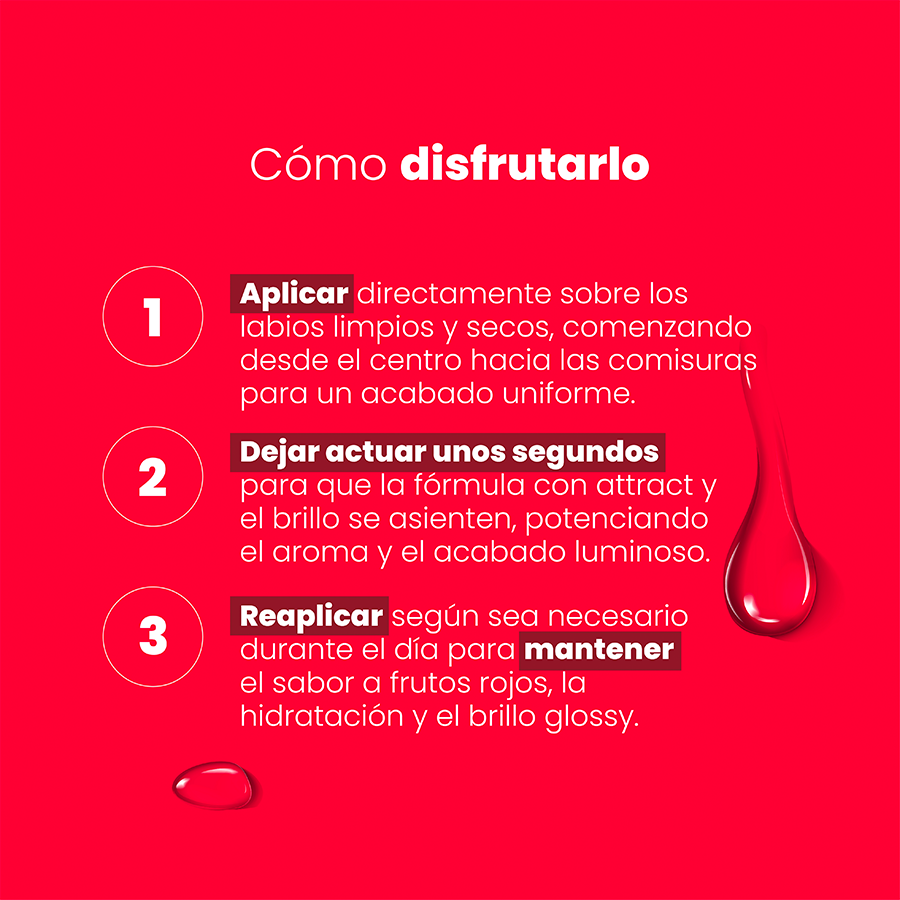 Brillo labial con attract 20ml