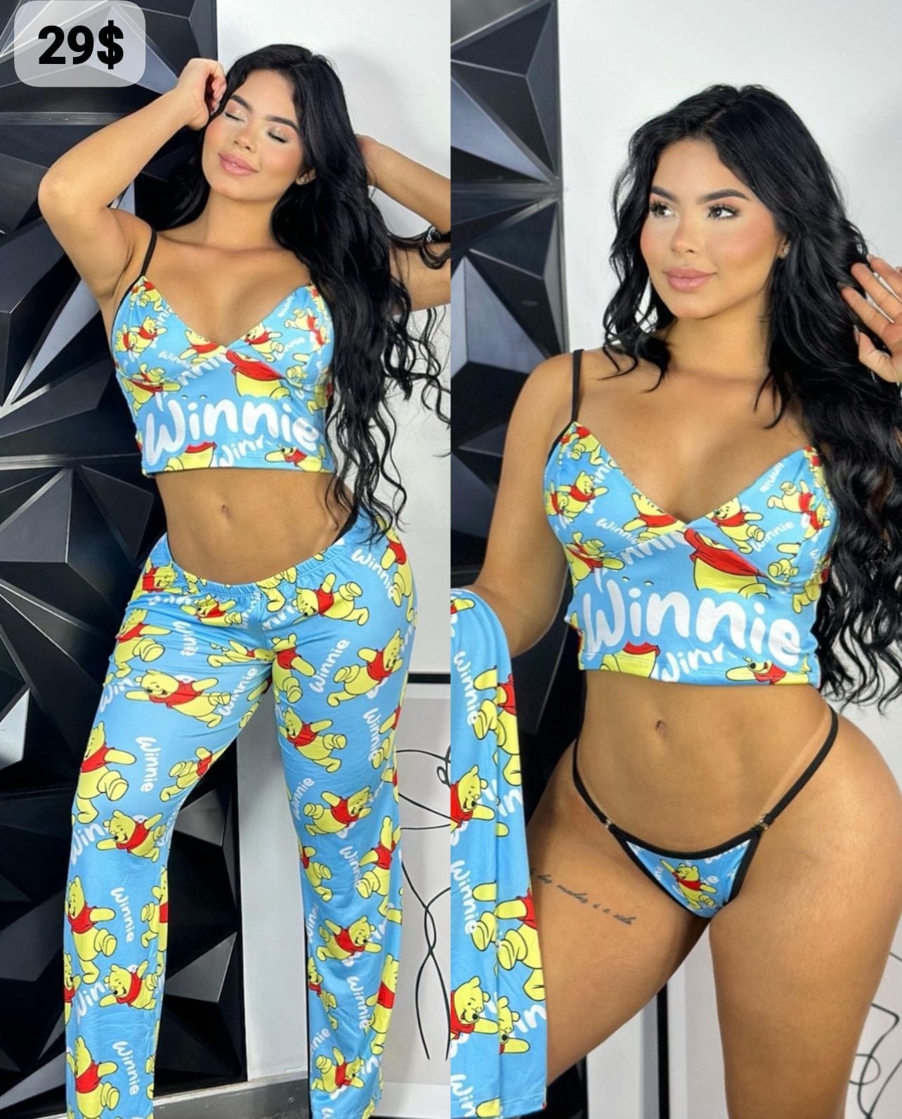 PIJAMA SET DE 3 PIEZAS