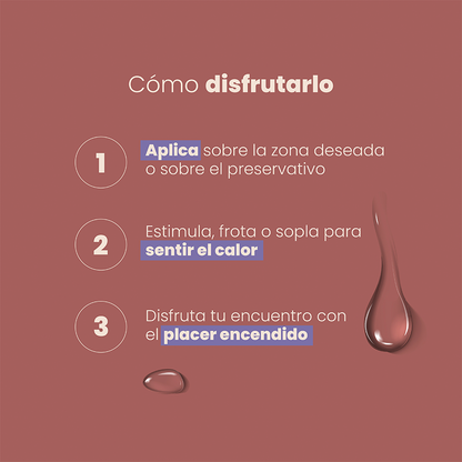 Lubricante Íntimo Cappuccino Sensación Caliente x 30 ml