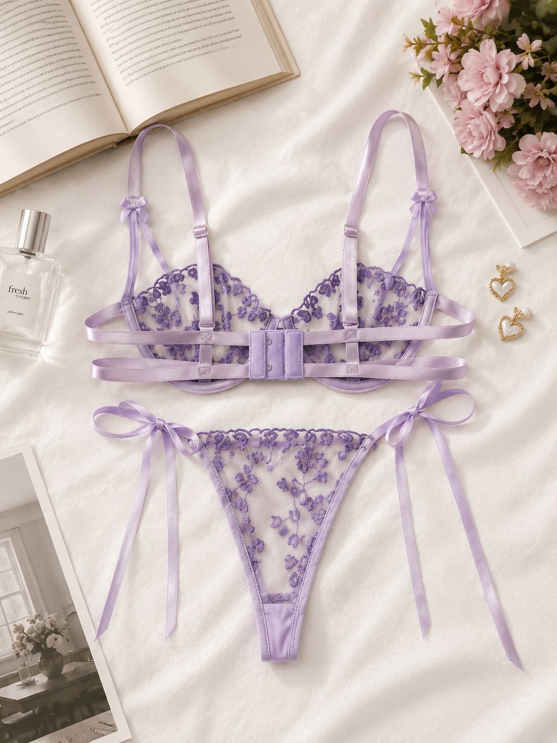 LENCERIA LILA