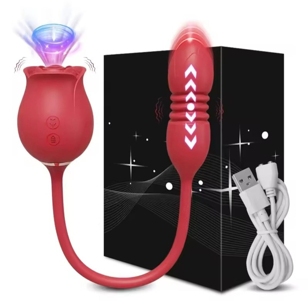 VIBRADOR FLOR DOBLE ESTIMULACIÓN