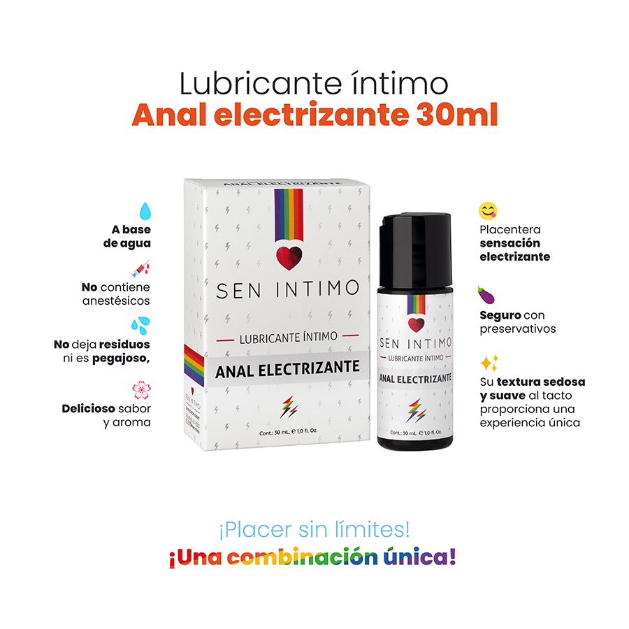 Lubricante Íntimo Anal Electrizante x 30 ml