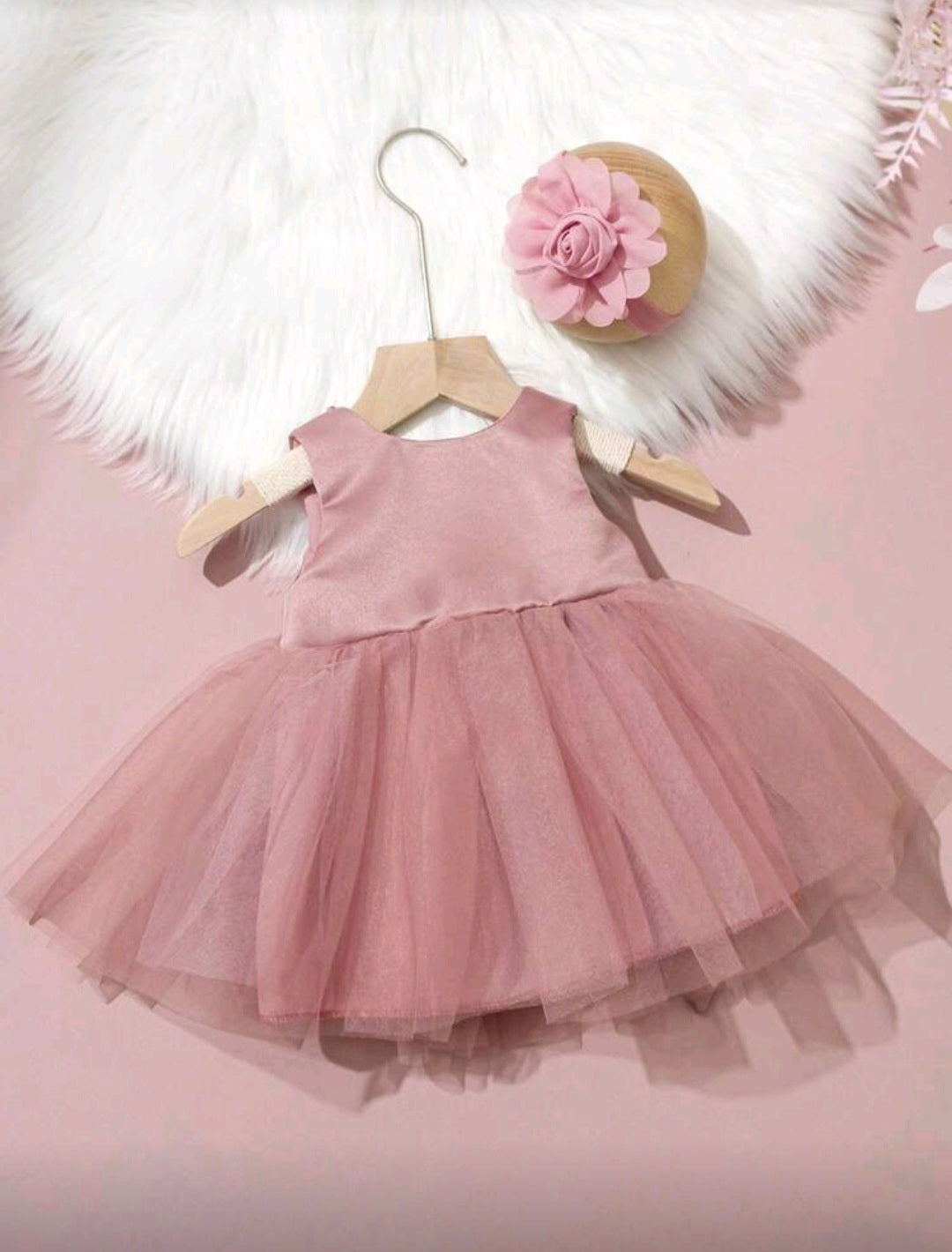 VESTIDO LAZO RECIEN NACIDA