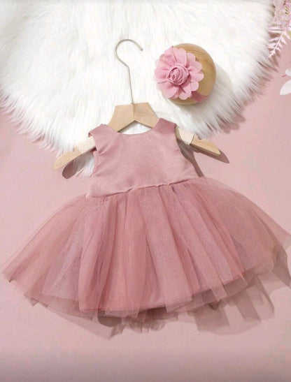 VESTIDO LAZO RECIEN NACIDA