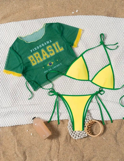 SET DE 3 PIEZAS BRASIL
