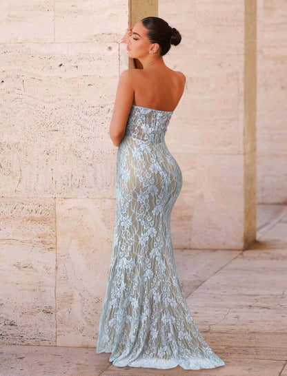 VESTIDO CELESTE