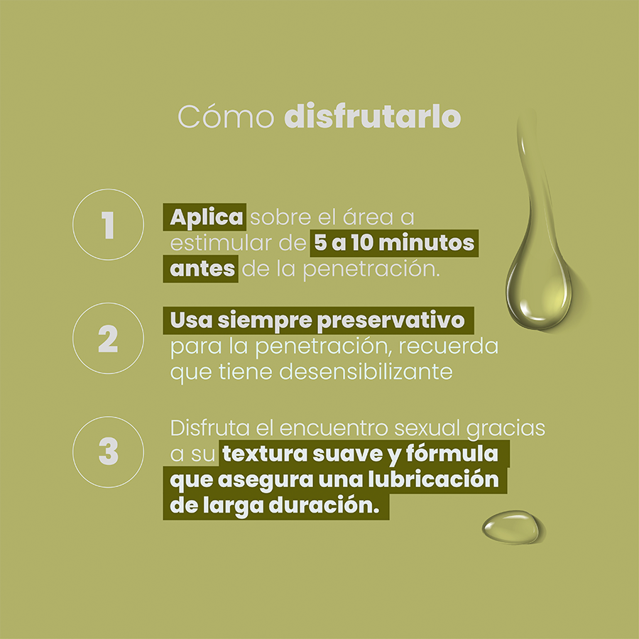 Lubricante Íntimo Anal Desensibilizante x 10 ml