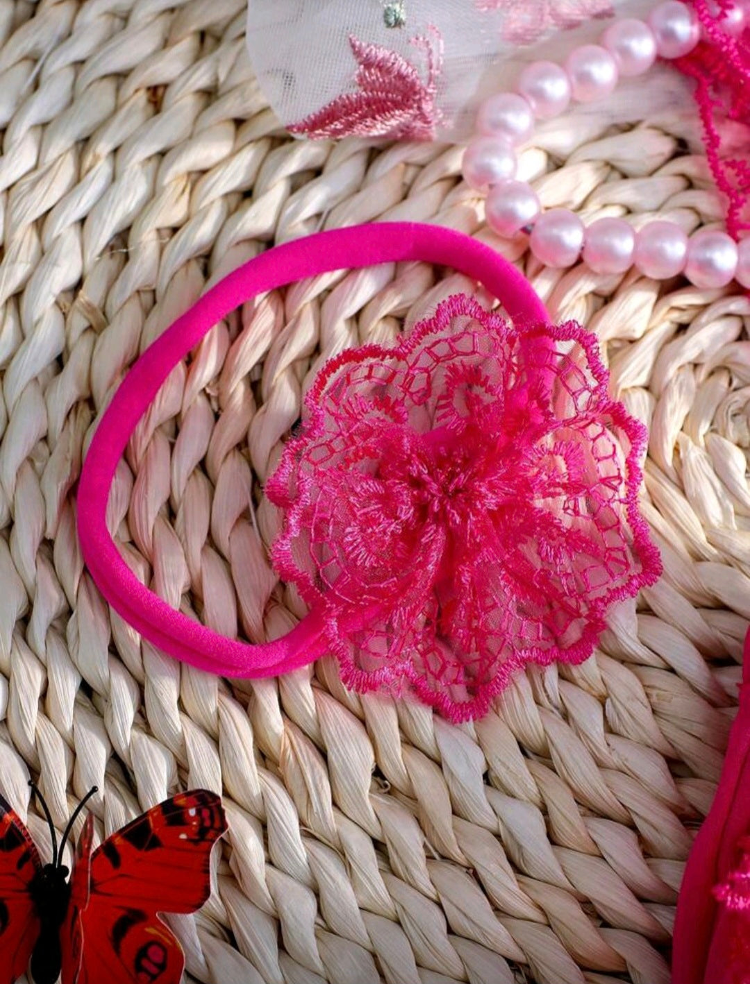 Conjunto De Fotografía De Decoración De Mariposas Para Recién Nacido Niña