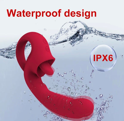 VIBRADOR PARA PUNTO G Y LAMEDOT DE CLITORIS